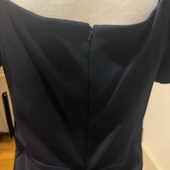 Xscape Navy Blue gown size 16 NWT - Picture 9 of 15